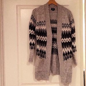 Grey American Eagle Cardigan -M